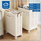 Plastic laundry basket