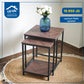 Two-piece service table