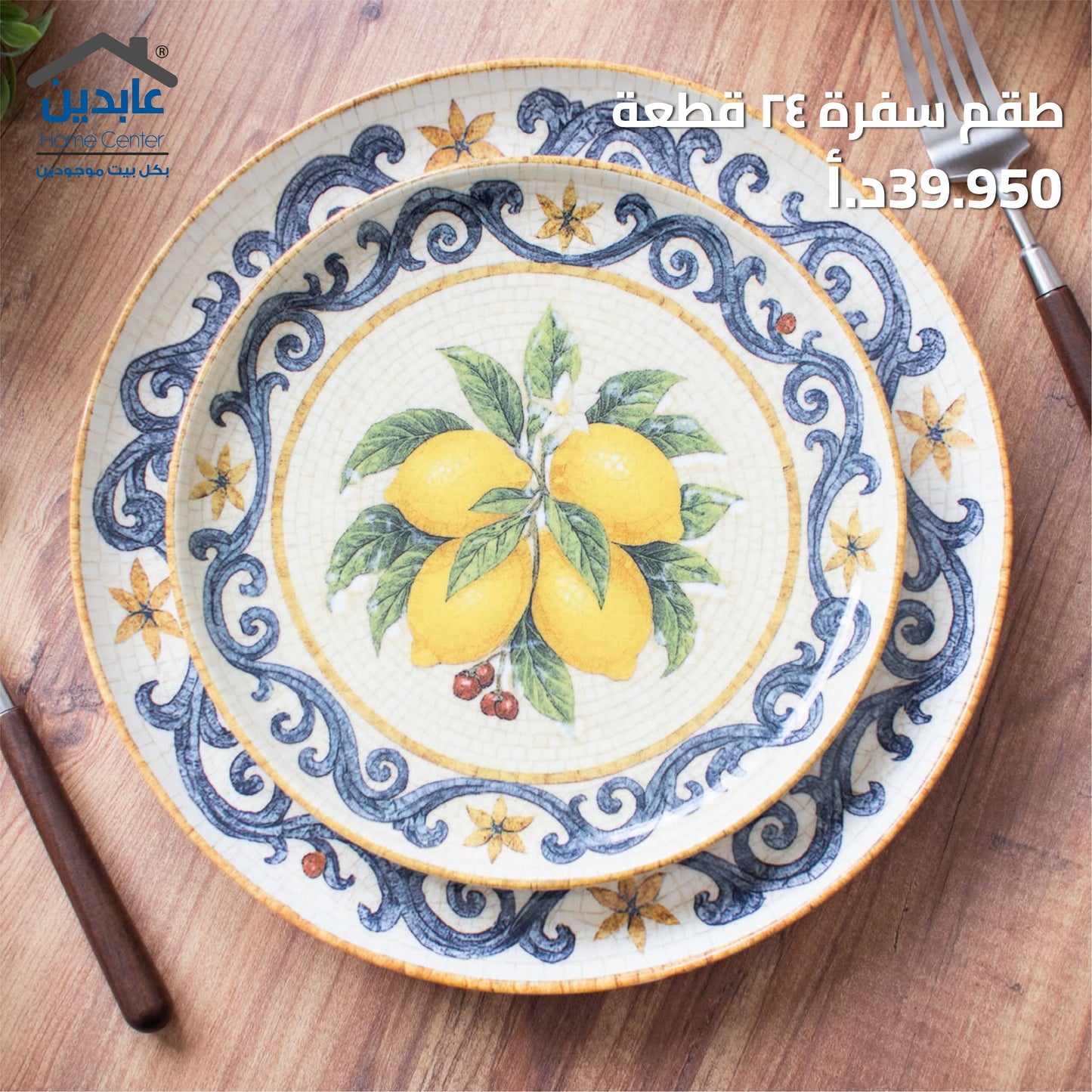 طقم سفرة 24 قطعة