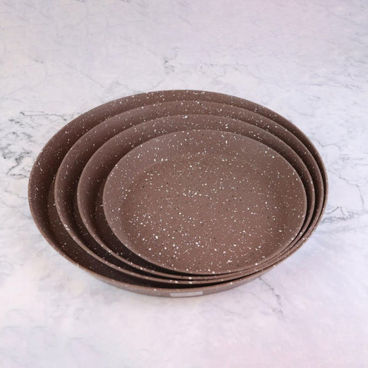 SAFLON Granite Pizza Tray Set