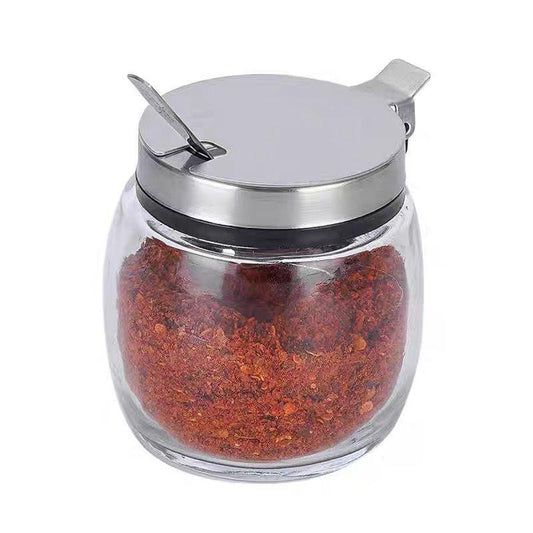 Glass spice box