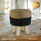 Wood leg stool