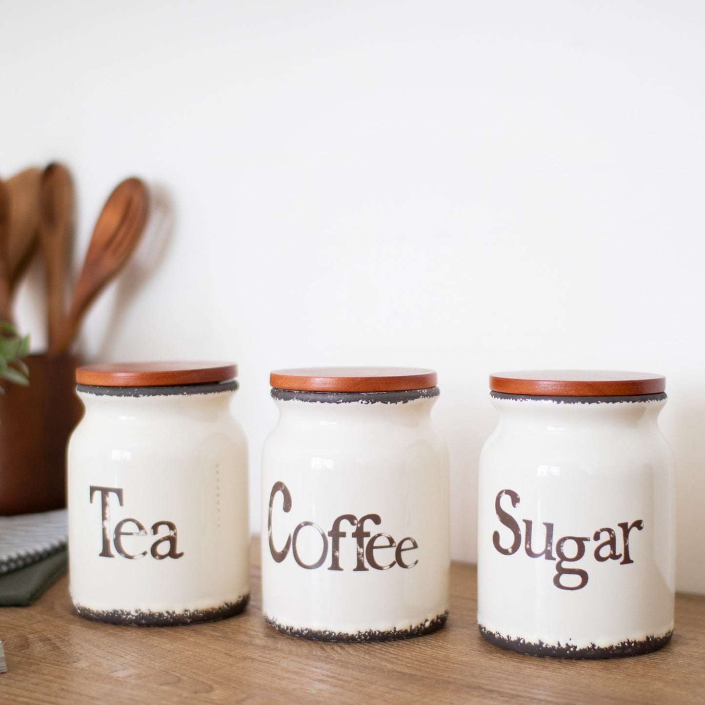 Porcelain spice set