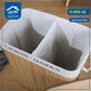 straw laundry basket