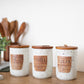 Porcelain spice set