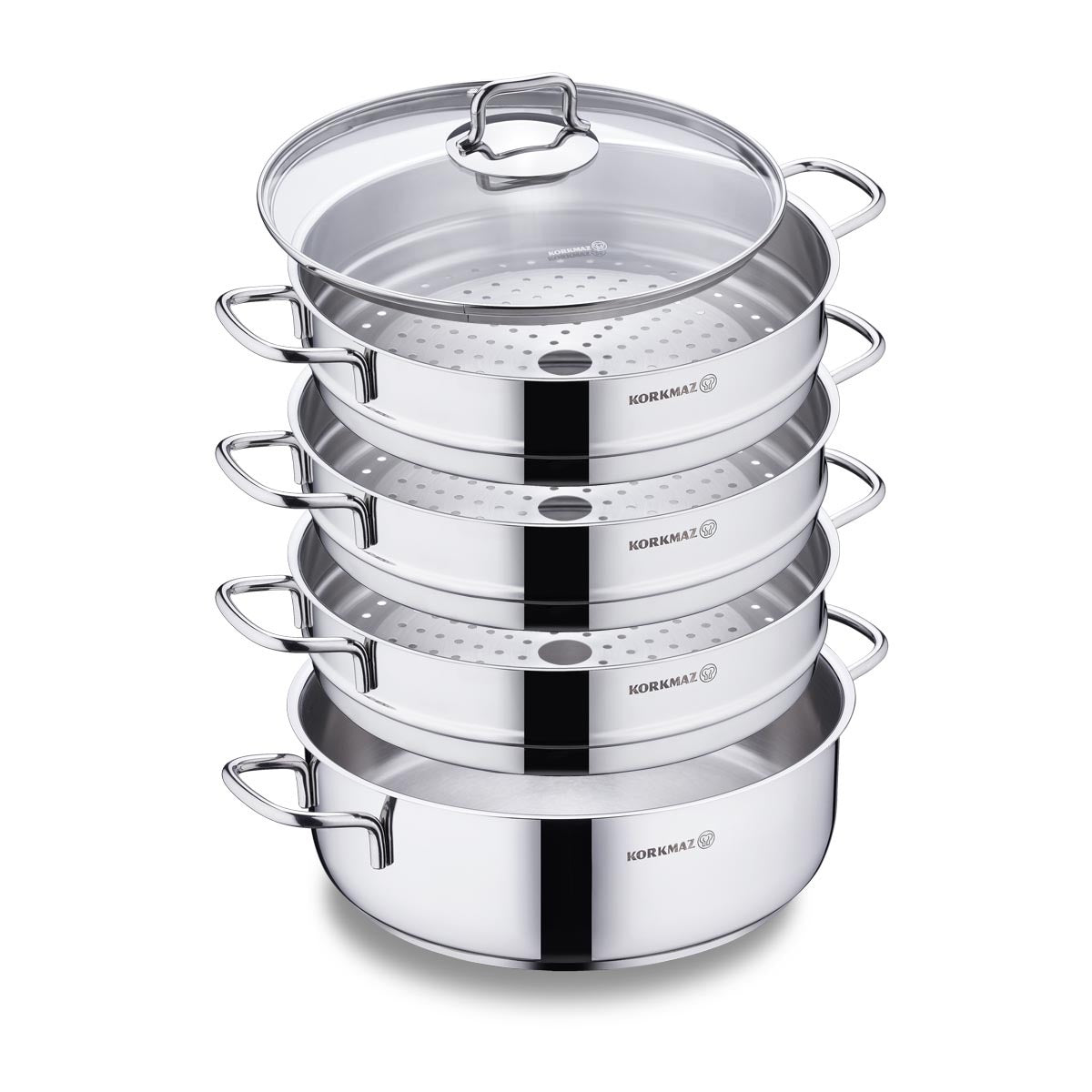Korkmaz steel cookware set