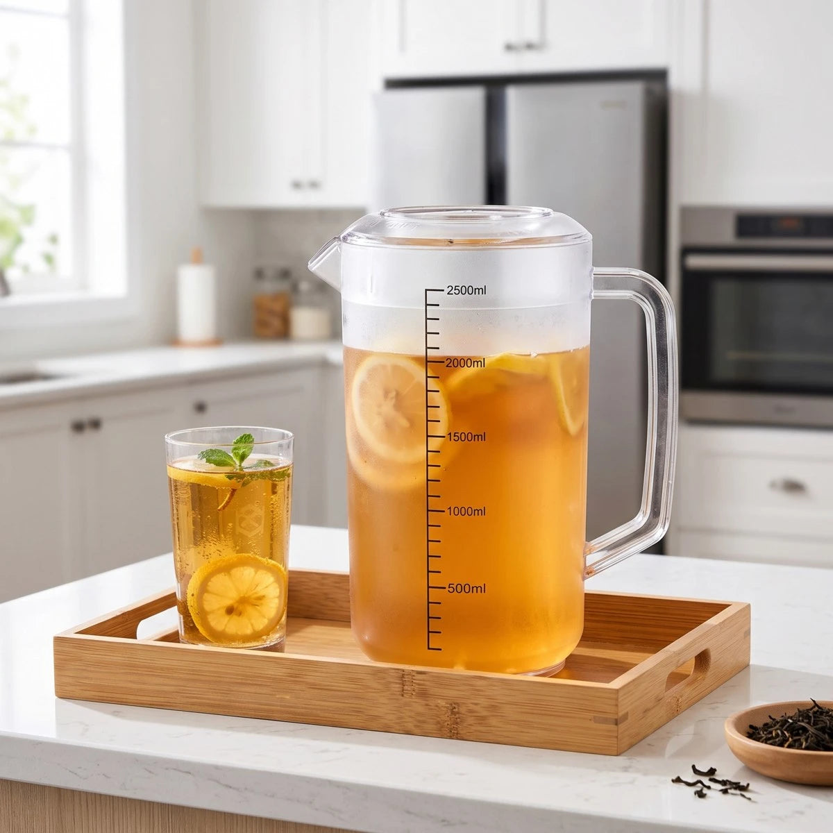 شاف بلاستيك شفاف 2500 مل مع غطاء - عابدين Home Center