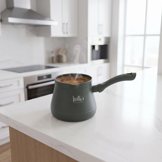 غلاية قهوة جرانيت بمقبض طويل - Julia