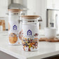 مرتبان زجاج بغطاء خشب - A Home