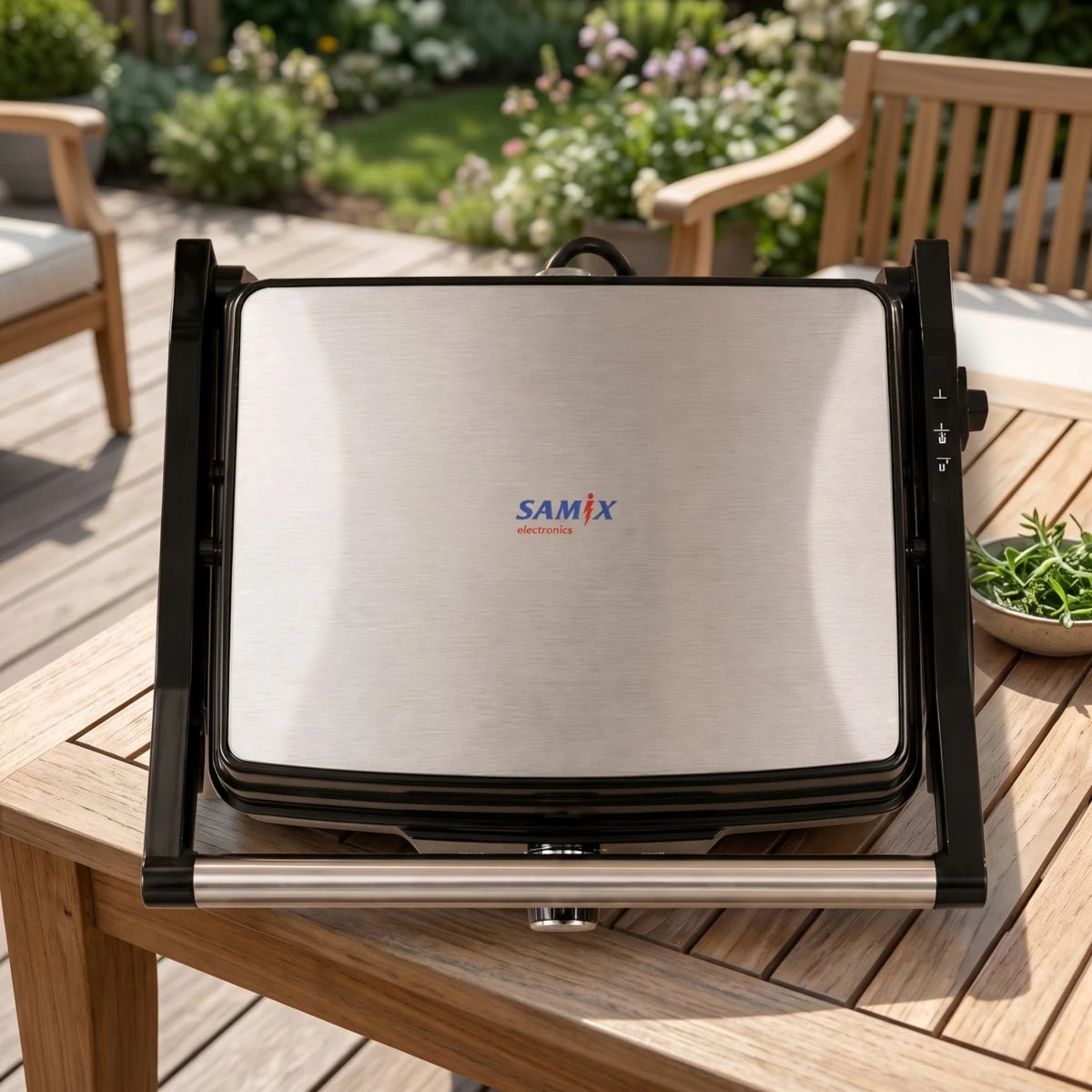 جريل كهربائي بألواح مضلعة - Samix Electronics
